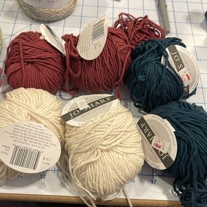 Jo Sharp Aran Cotton/Microfiber 6pc Yarn Set